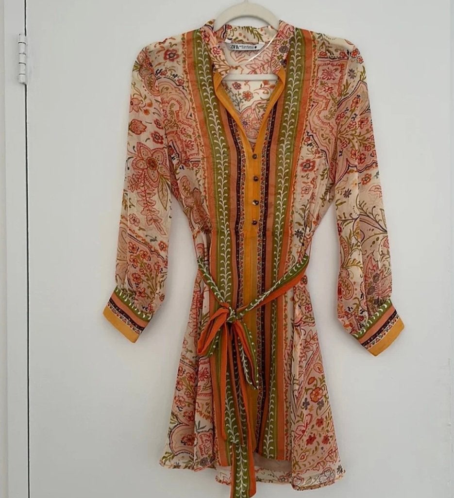 Zara jurkje, Kleding | Dames, Ophalen, Zo goed als nieuw, Maat 34 (XS) of kleiner, Boven de knie