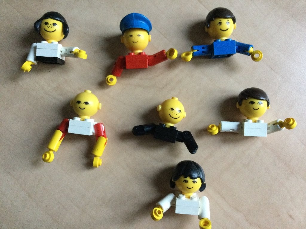 Lego oude poppetjes, Gebruikt, Overige thema's, Lego, Ophalen of Verzenden
