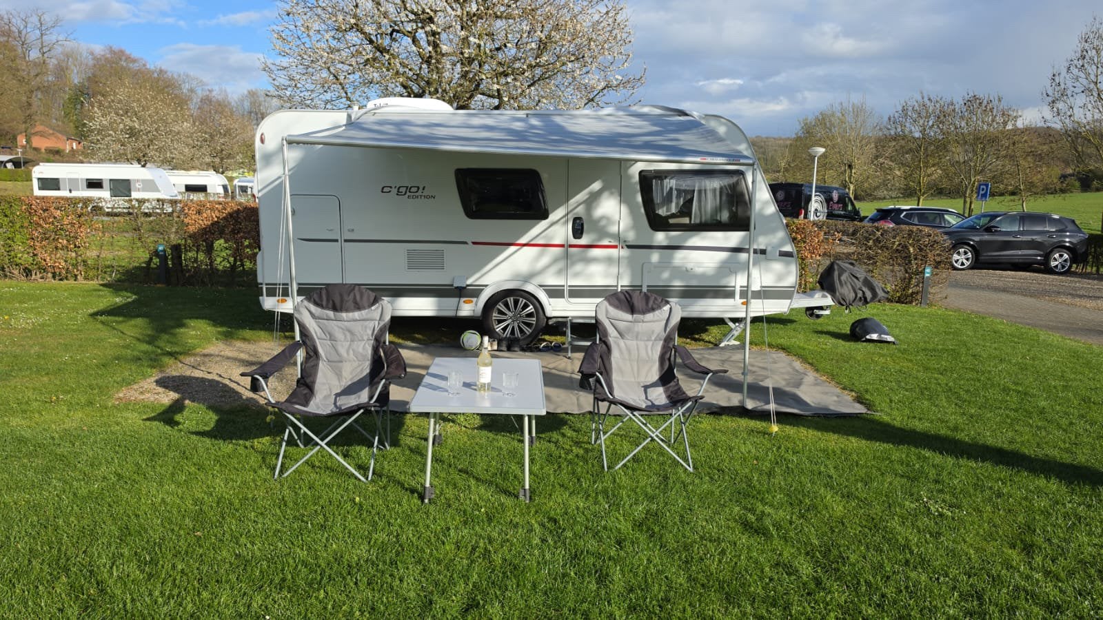 Fiamma caravanstore XL 360 grey luifel, Caravans en Kamperen, Caravan accessoires, Ophalen