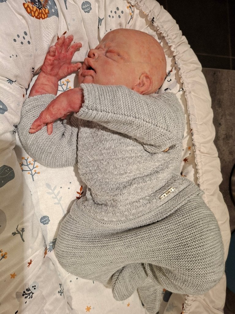 cuddle siliconen baby booboo met handjes en voetjes, Ophalen of Verzenden, Gebruikt, Pop, Levensecht of Reborn