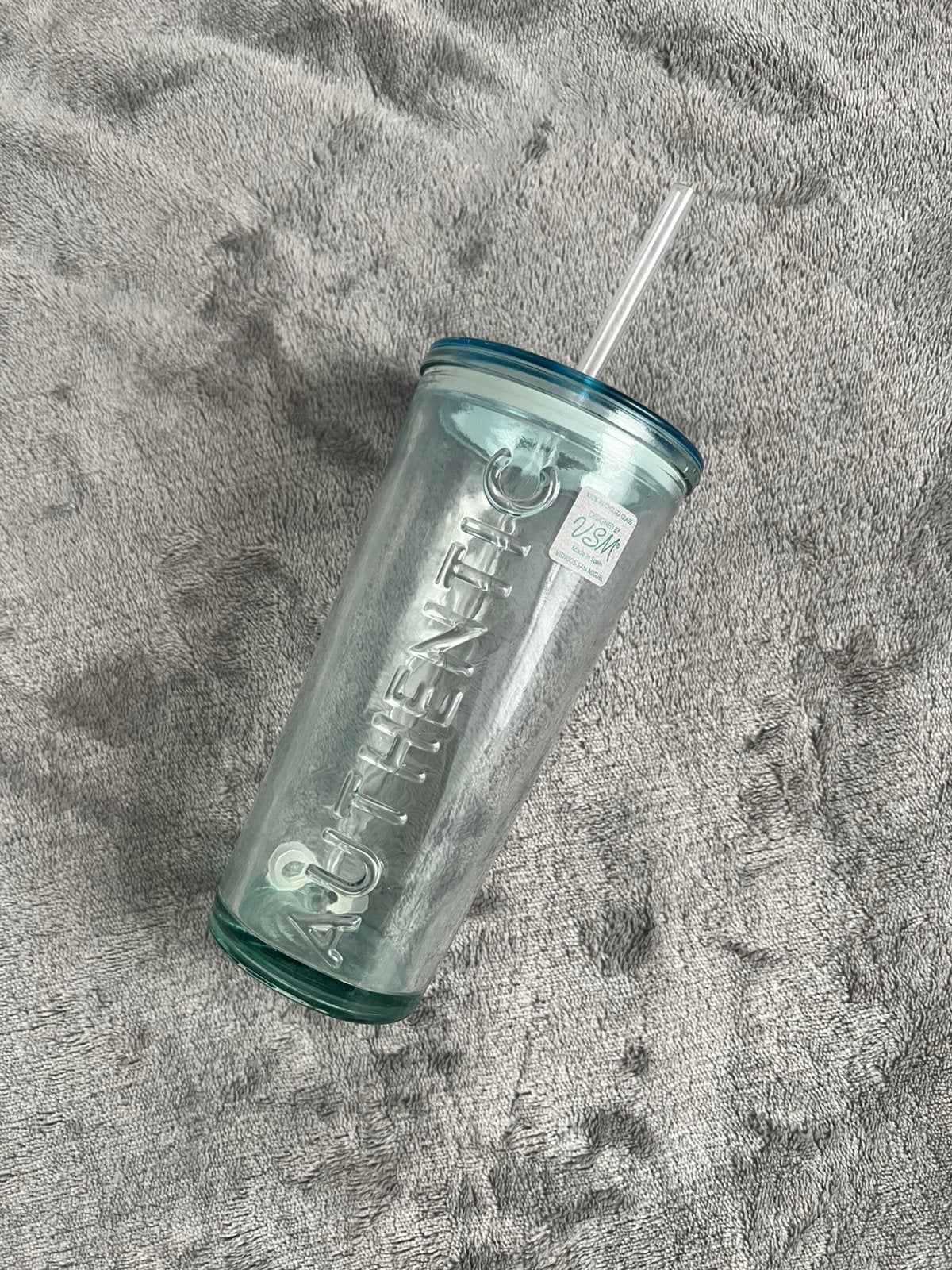 Dille en Kamille glazen to go beker met rietje - nieuw, Ophalen, Glas of Glazen, Overige merken, Nieuw