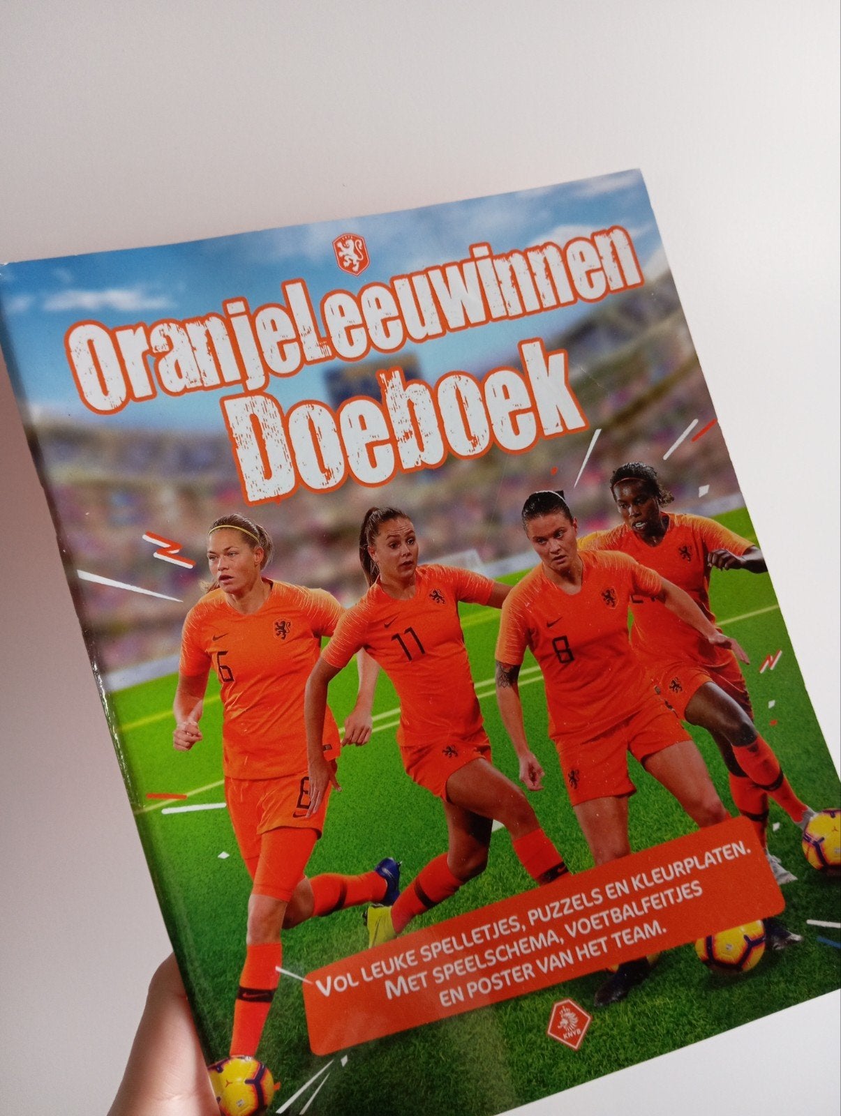 Oranje Leeuwinnen Doeboek 2019 - Spelletjes & Puzzels, Ophalen of Verzenden, Balsport