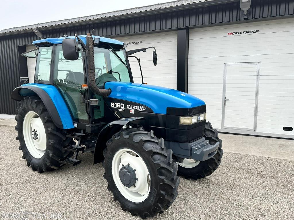 TE KOOP: zeer nette NEW HOLLAND 8160, 80 tot 120 Pk, Ophalen of Verzenden, MH Tractoren, Info@mhtractoren.nl