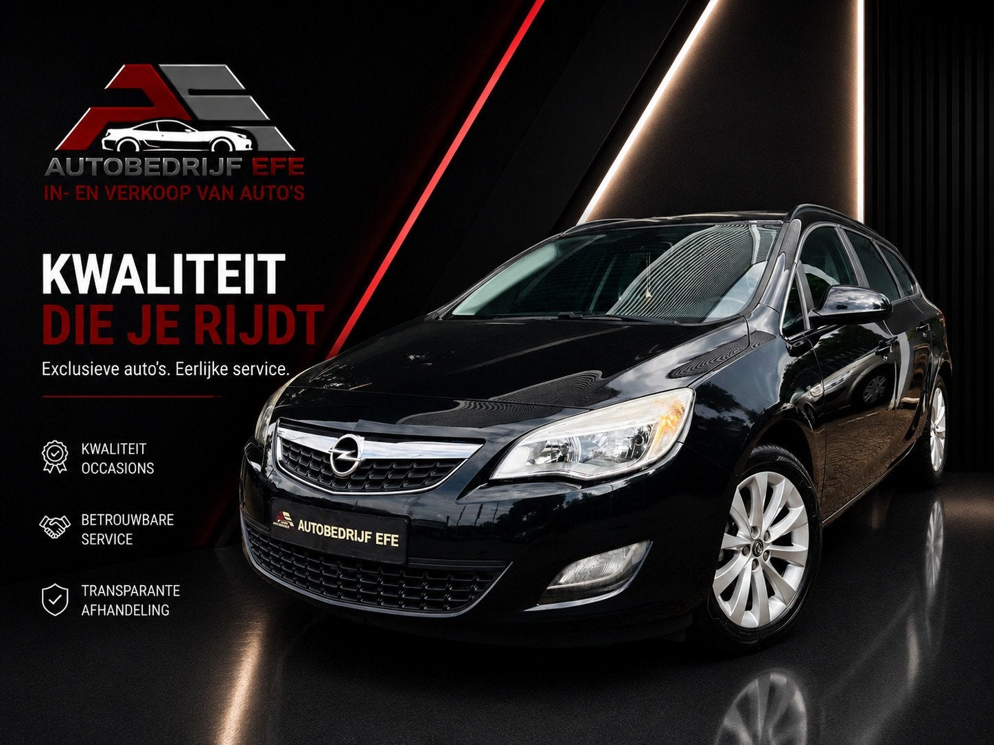 Opel Astra Sports Tourer 1.4 Turbo Sport Airco*Pdc*Trkhk, Auto's, Voorwielaandrijving, Euro 5, Gebruikt, Zwart