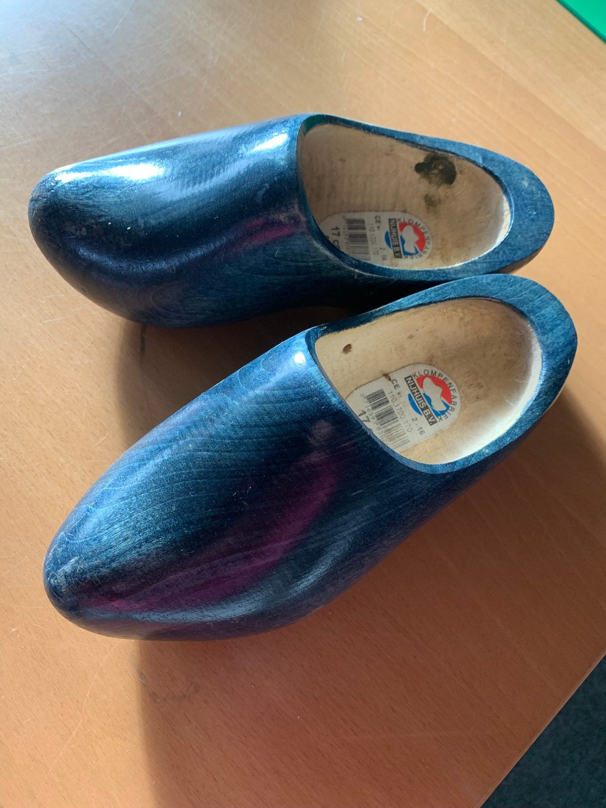 Nijhuis blauwe klompjes - 17 cm, maat 27, Ophalen of Verzenden, Nieuw
