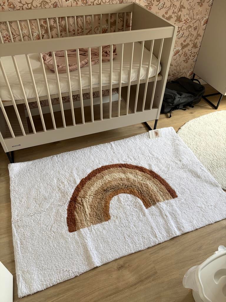 Love by Lily vloerkleed regenboog kinderkamer nieuw, Ophalen, 100 tot 150 cm, Wit, 50 tot 100 cm