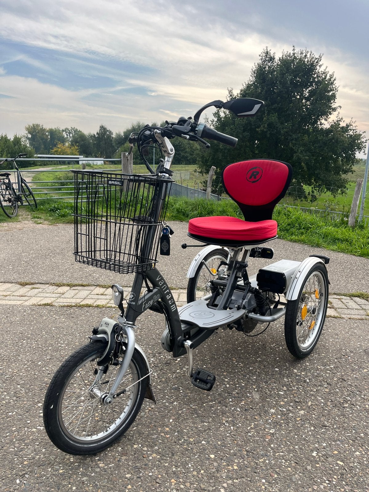 Van Raam Easy Go driewieler met 400 Wh accu, Ophalen, Zo goed als nieuw, Schijfrem