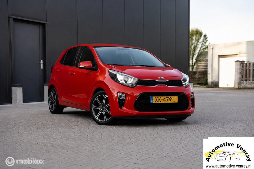 Kia Picanto 1.0 MPi Design Edition Navi, Leder, Airco 2019, Auto's, Kia, Gebruikt, Euro 6, Overige carrosserieën, Bedrijf