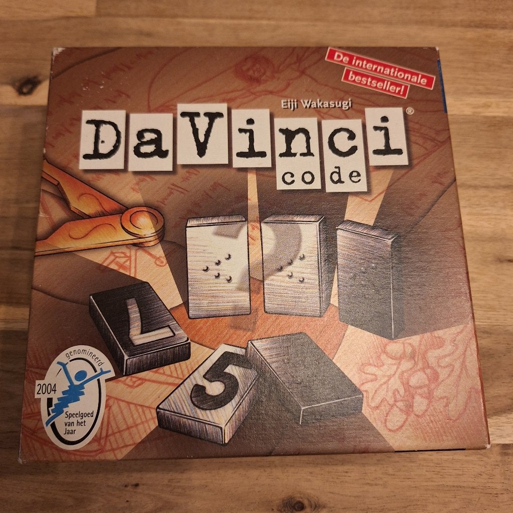 Da Vinci Code Bordspel - De Internationale Bestseller!, Drie of vier spelers, Ophalen of Verzenden, Gebruikt, Eiji Wakasugi