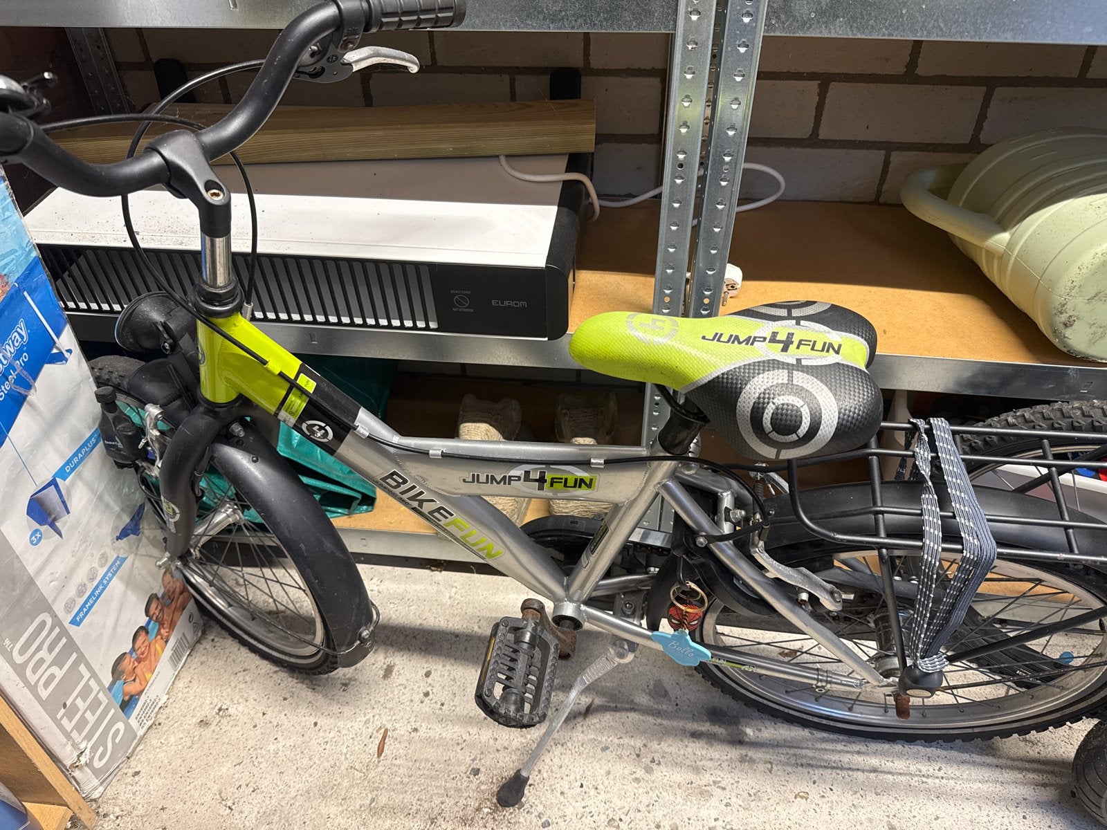Kinderfiets Jump4Fun, Fietsen en Brommers, Ophalen, Zo goed als nieuw, Velgrem, 16 tot 20 inch