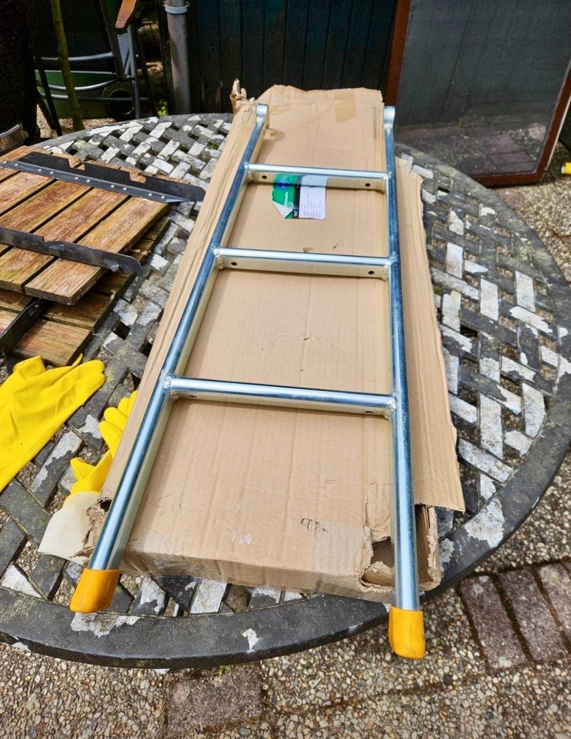 NIEUW! Etan Premium Trampoline Ladder - Gegalvaniseerd staal, Ophalen, Nieuw, Ladder, Minder dan 2 meter