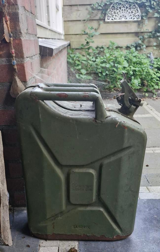 Oude leger jerrycan - 20 liter - Alleen ophalen, Auto diversen, Ophalen