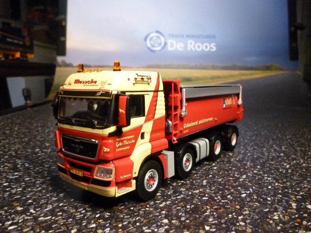 WSI MAN Gebr. Mussche met certificaat, Ophalen of Verzenden, Nieuw, Bus of Vrachtwagen, Wsi