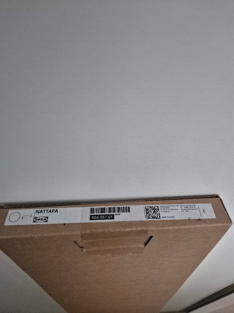 Ikea NATTAPA zijsteun WIT nieuw in doos (ongeopend), Ophalen of Verzenden, Nieuw, Minder dan 140 cm, Minder dan 70 cm