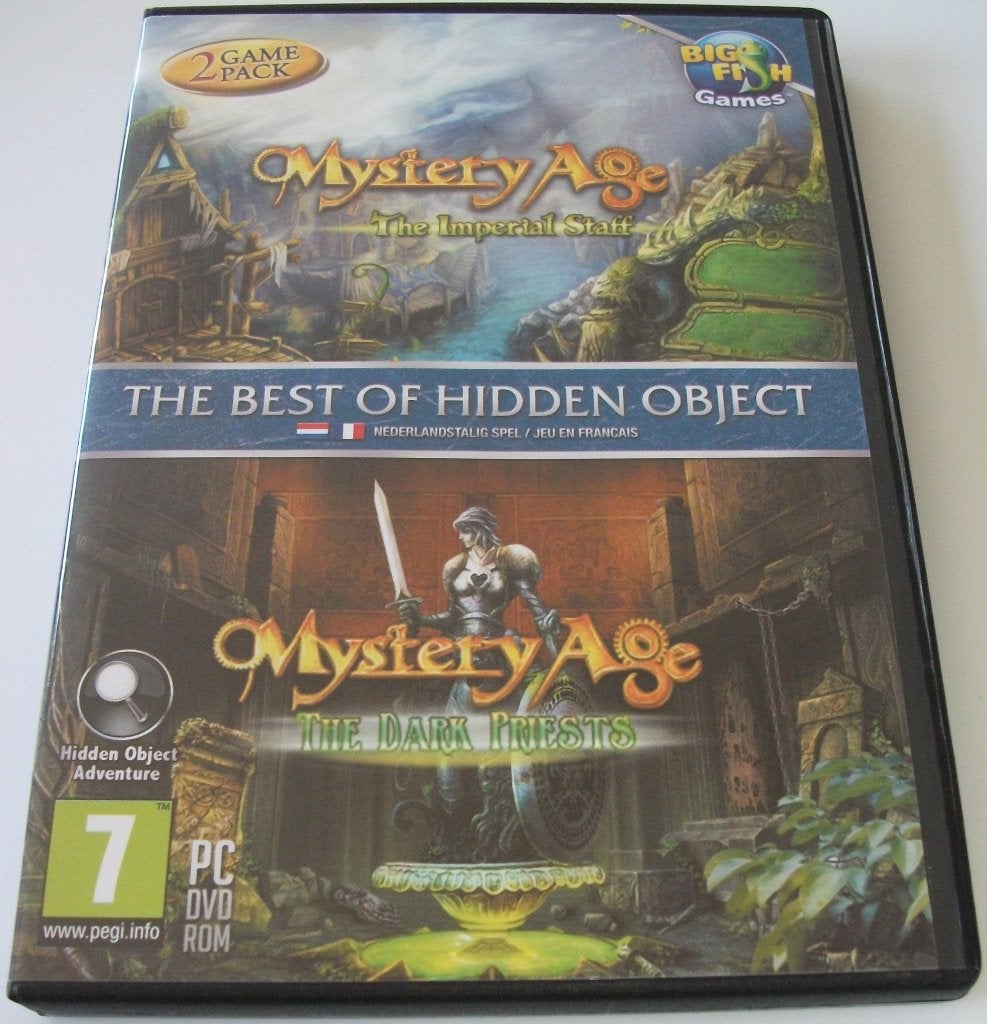 PC Game *** MYSTERY AGE 1 & 2 *** 2-Games Pack, Puzzel en Educatief, 1 speler, Ophalen of Verzenden, Zo goed als nieuw