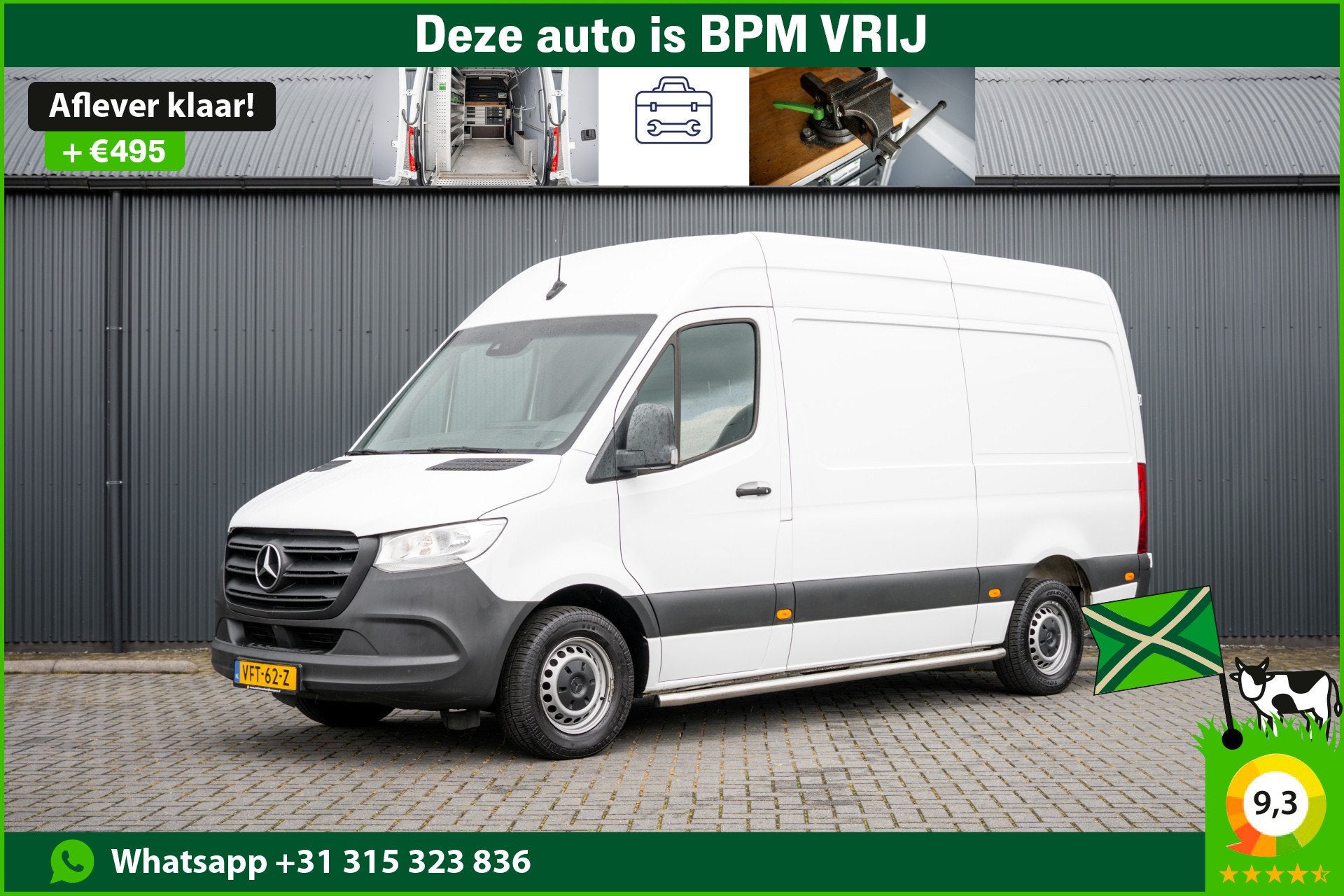 Mercedes-Benz Sprinter 311 CDI RWD L2H2 | Volledig Ingericht, 13 km/l, Gebruikt, 4 cilinders, 2102 kg