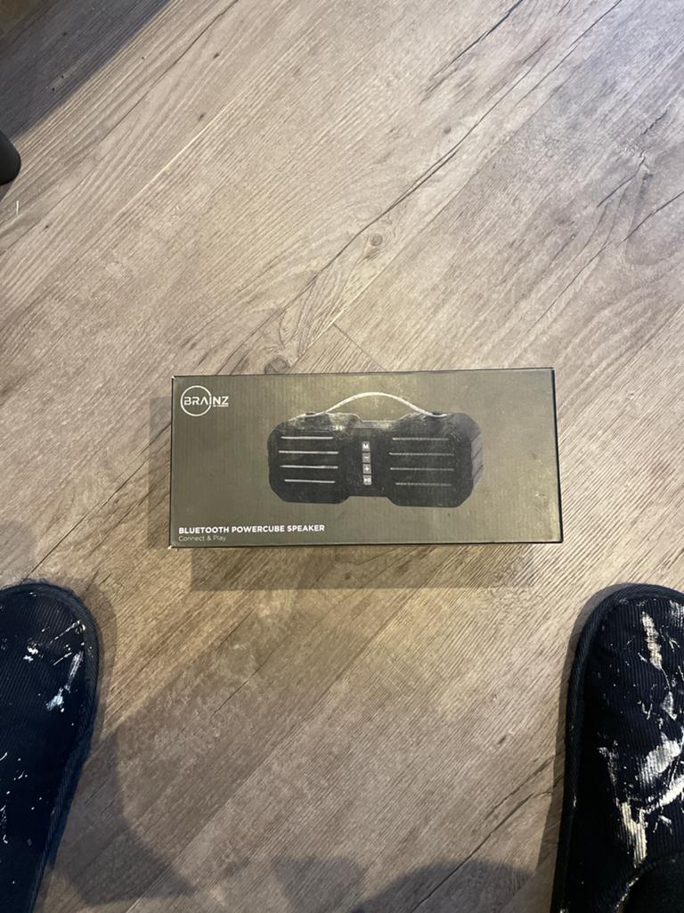 BRAINZ Bluetooth Powercube Speaker - Nieuw in doos, Overige merken, Overige typen, Nieuw, Ophalen of Verzenden