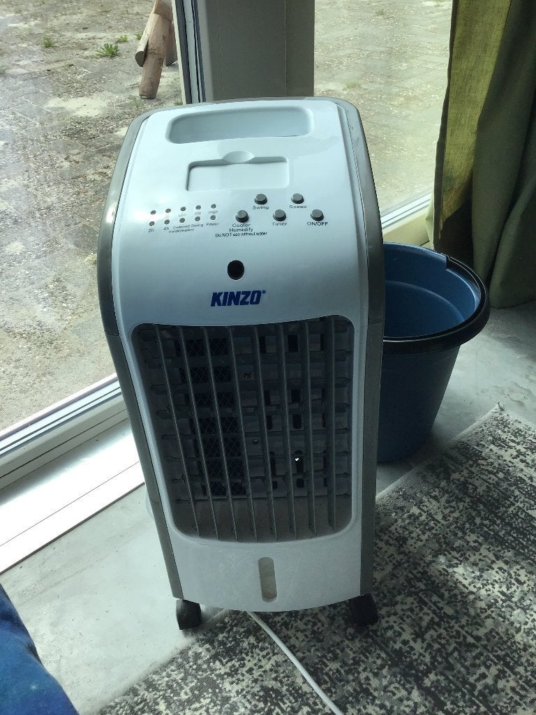 Kinzo airco aircooler, Ophalen, Minder dan 60 m³, Timer, 3 snelheden of meer