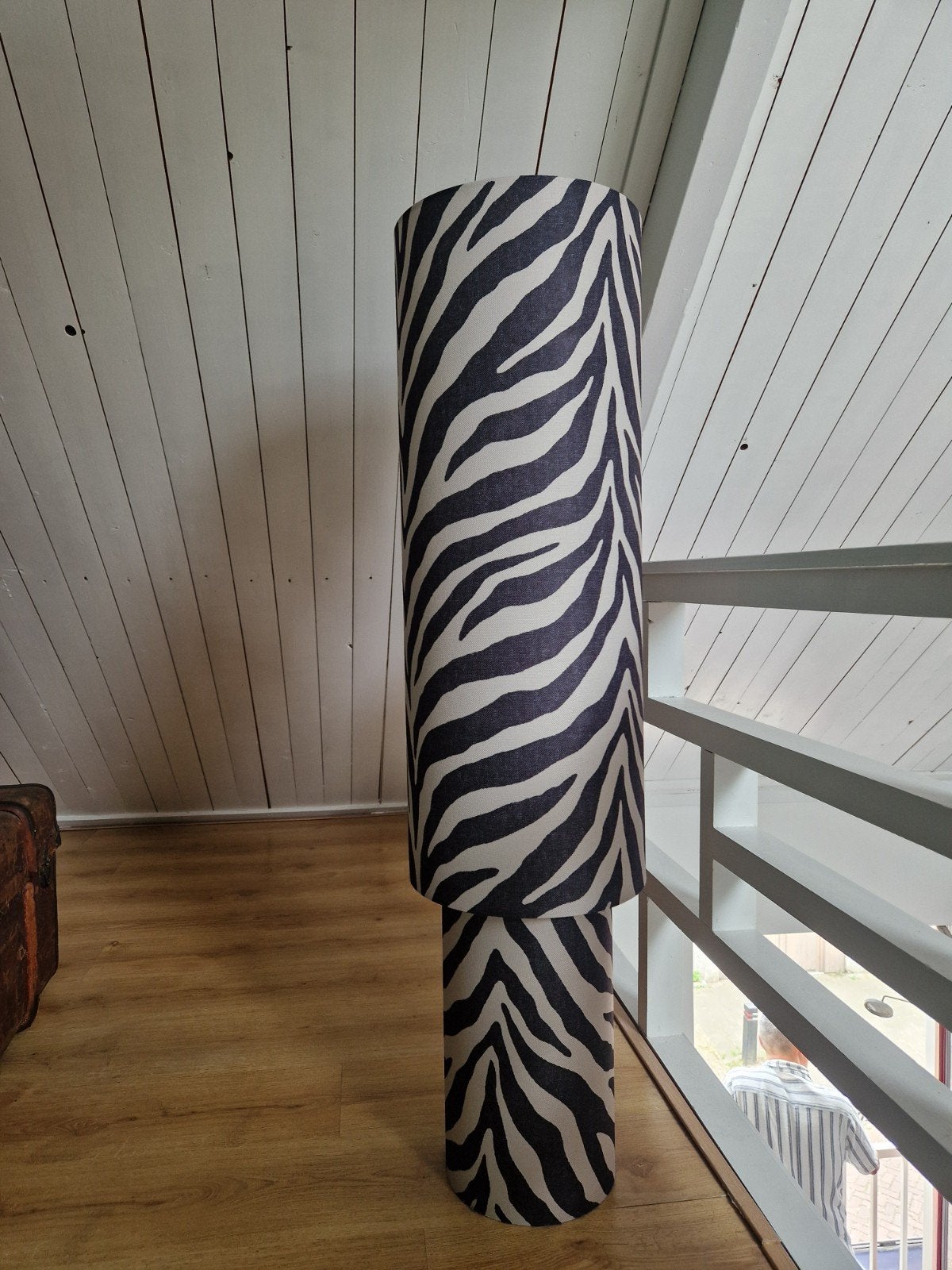 Zebra Vloerlamp H&M Home, Ophalen, 100 tot 150 cm, Modern, Eclectisch, Safari, E27 (groot)