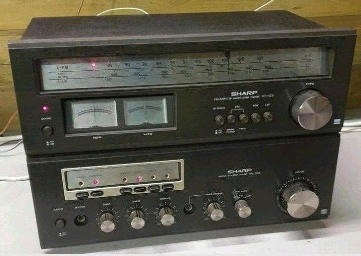 Sharp set versterker sm-1122 + tuner st-1122 vintage 1978, Audio, Tv en Foto, Ophalen of Verzenden, Gebruikt, Sharp