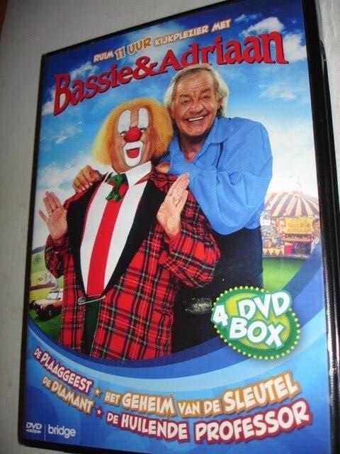 Bassie en Adriaan- De TV-serie BOXSET- 4-DVD- (NIEUW), Alle leeftijden, Verzenden, Nieuw in verpakking, Drama