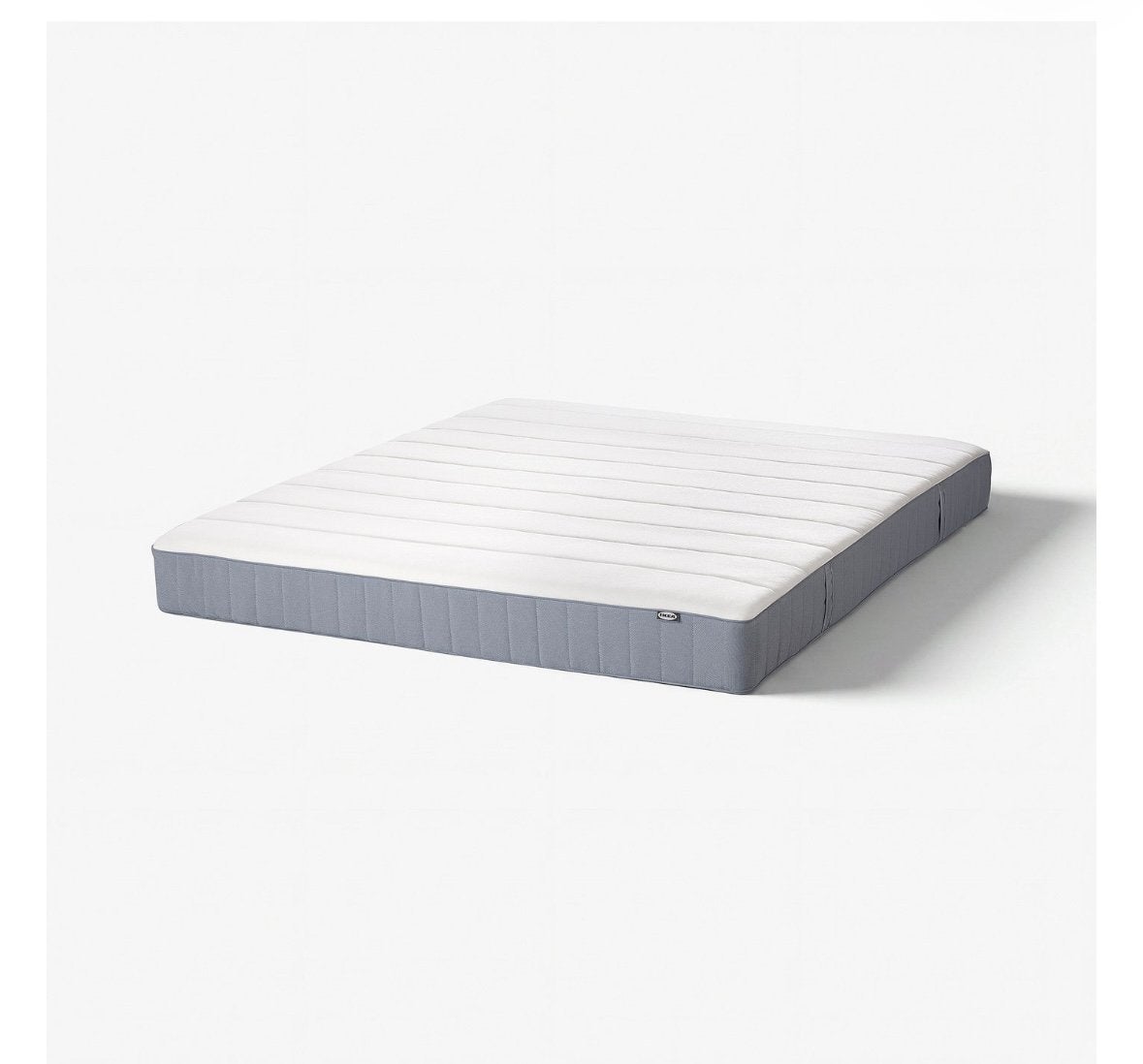 Ikea Malm bed (140x200) met Vesteroy matras, Ophalen, Gebruikt, Wit, Tweepersoons