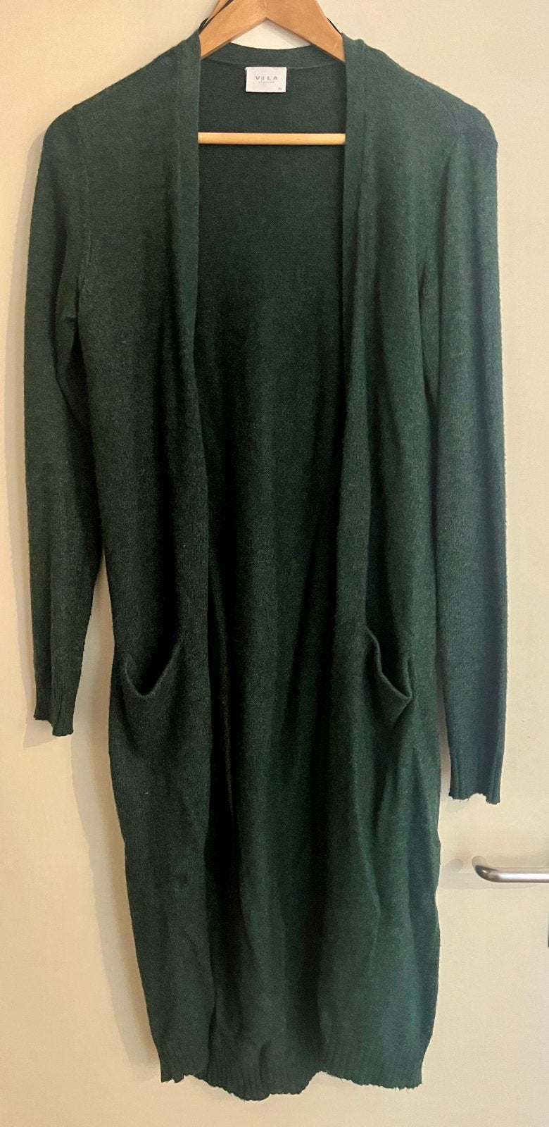 Donkergroen vest VILA, Kleding | Dames, Trui of Vest, Ophalen of Verzenden, Zo goed als nieuw, Maat 34 (XS) of kleiner