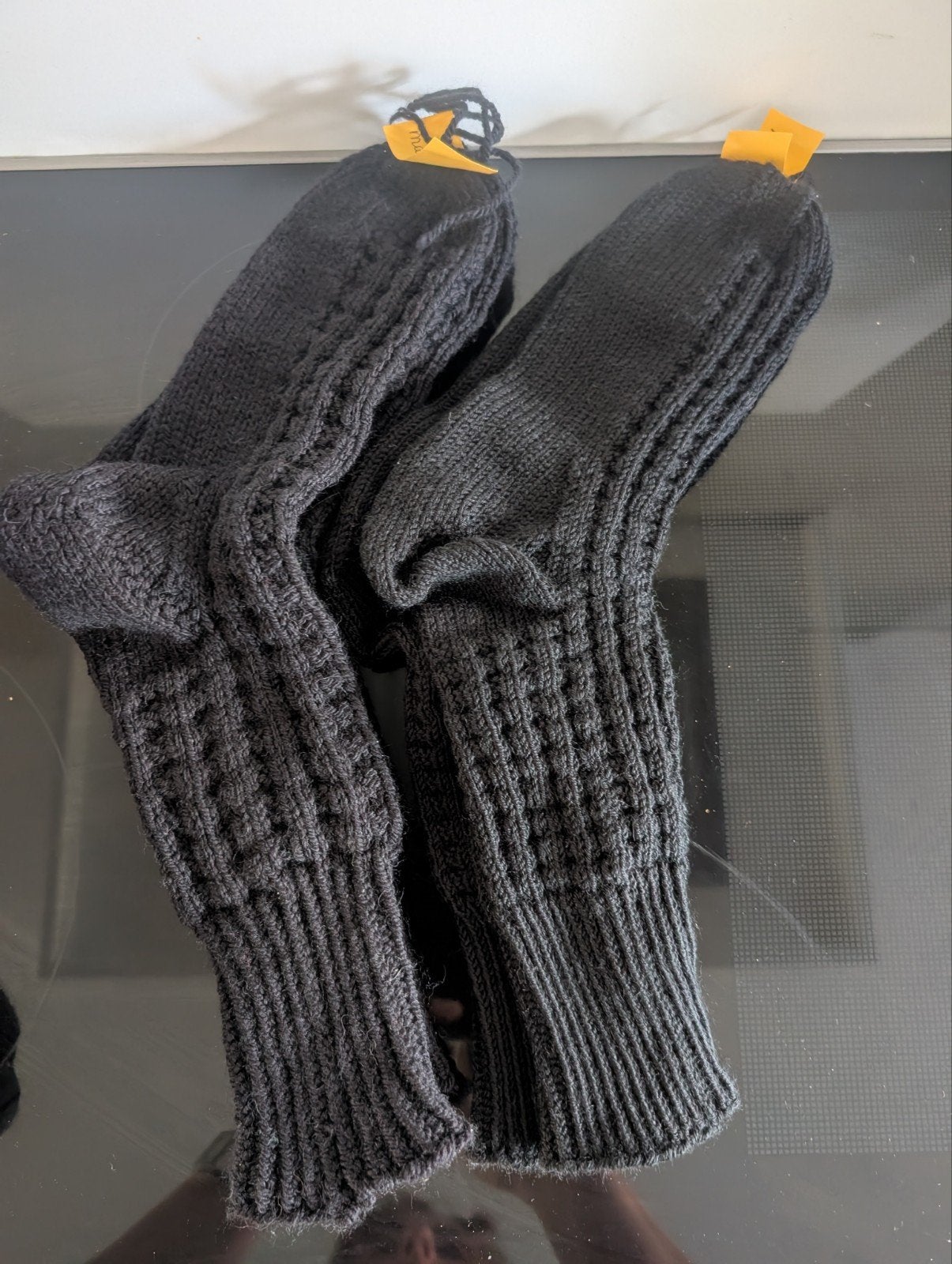 wollen sokken 2 paar zwart mt. 41/42 NIEUW, Kleding | Heren, Sokken en Kousen, Handmade, Zwart, Nieuw, Ophalen of Verzenden