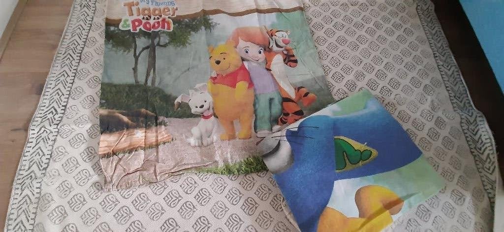 beddengoed Winnie the Pooh, Jongetje of Meisje, Ophalen of Verzenden, Zo goed als nieuw, Groen