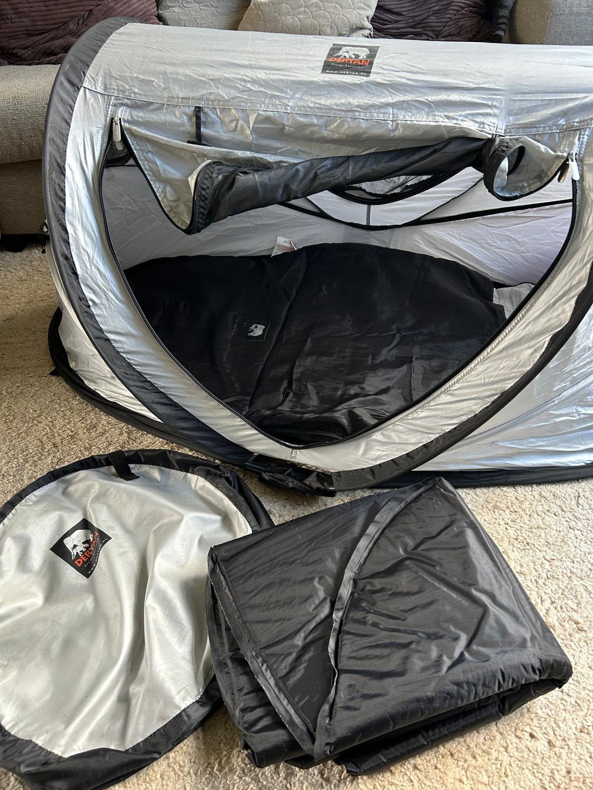 Deryan peuter/kleuter travel cot tentje, Ophalen of Verzenden, Zo goed als nieuw, Tot en met 2