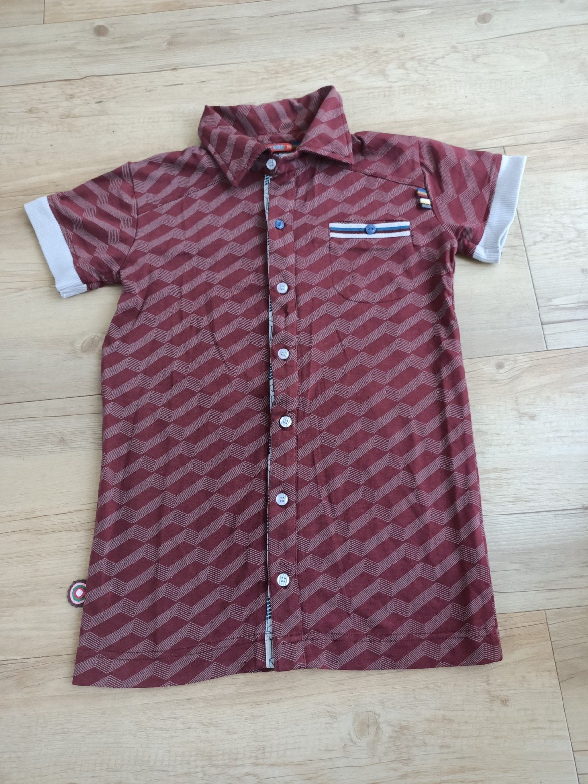 Mooi 4funkyflavours overhemd maat 134 140, Overhemd of Blouse, Ophalen of Verzenden, Zo goed als nieuw, Jongen