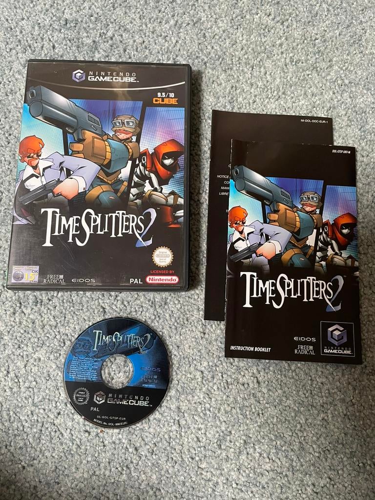 Timesplitters 2 met garantie, Spelcomputers en Games, Games | Nintendo GameCube, 1 speler, _, _, Ophalen of Verzenden