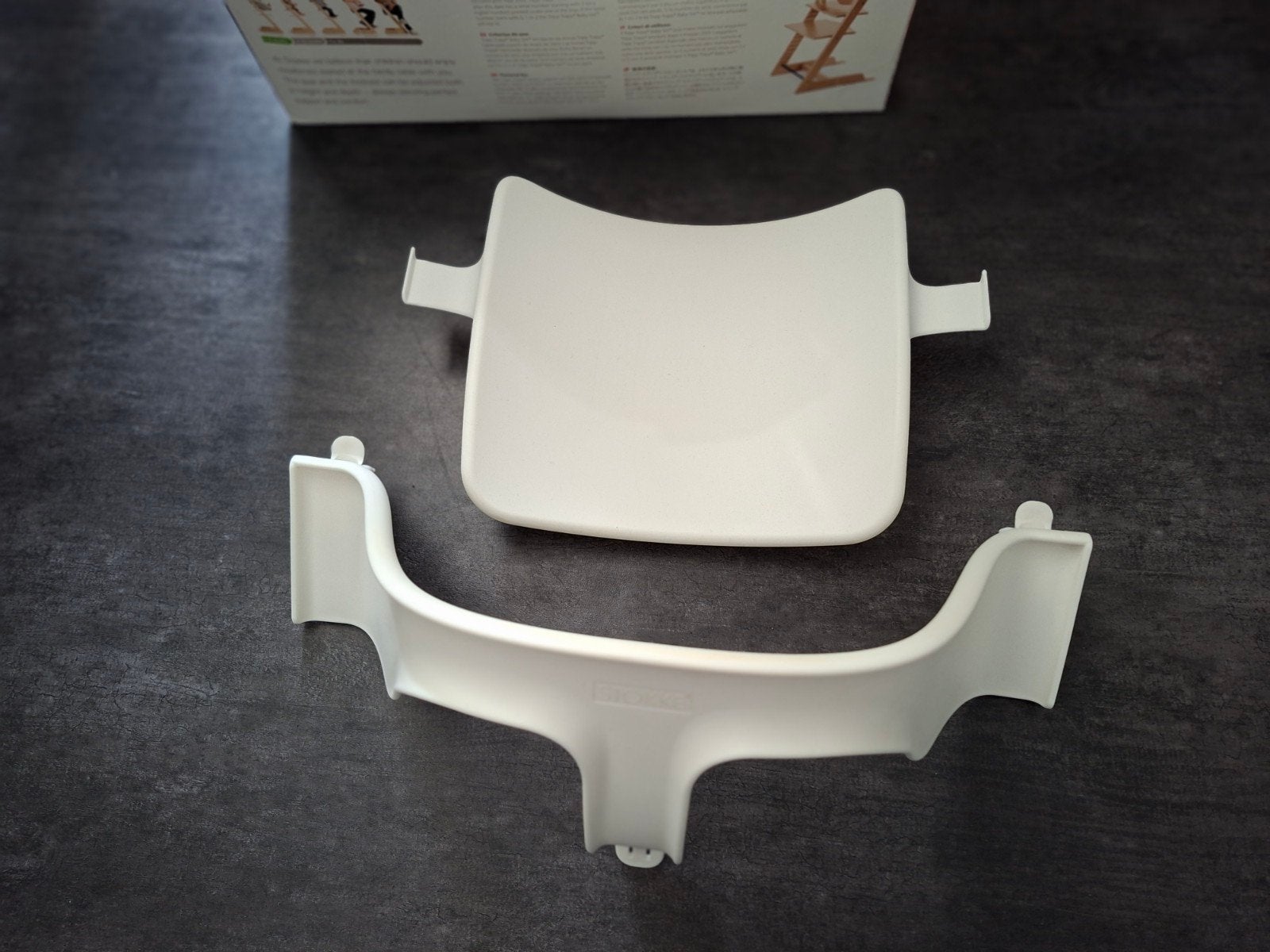 Stokke tripp trapp baby set en bekleding, Kinderen en Baby's, Kinderstoelen, Ophalen of Verzenden, Gebruikt, Meegroeistoel