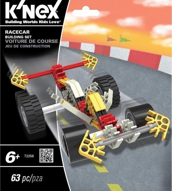 K'nex Racecar - Knex Raceauto Race Auto Auto'tje Formule 1, Ophalen of Verzenden, Zo goed als nieuw, K'nex