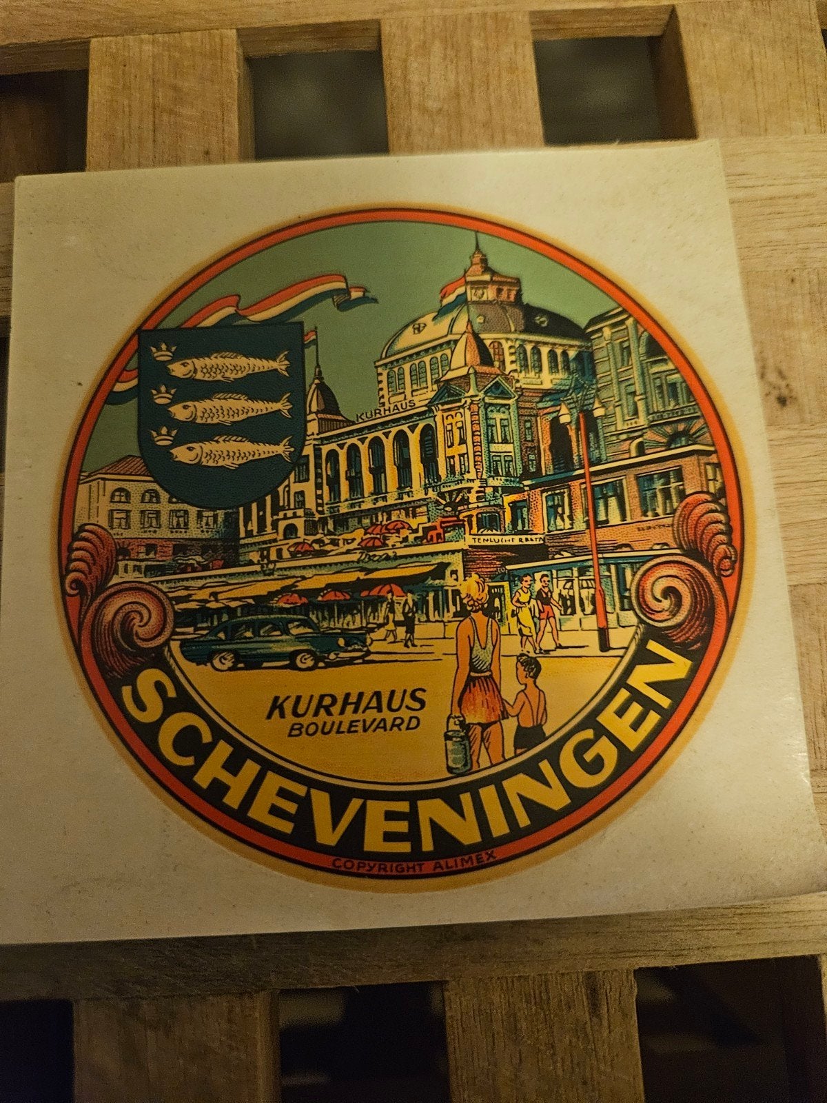 Scheveningen Kurhaus sticker, Ophalen of Verzenden