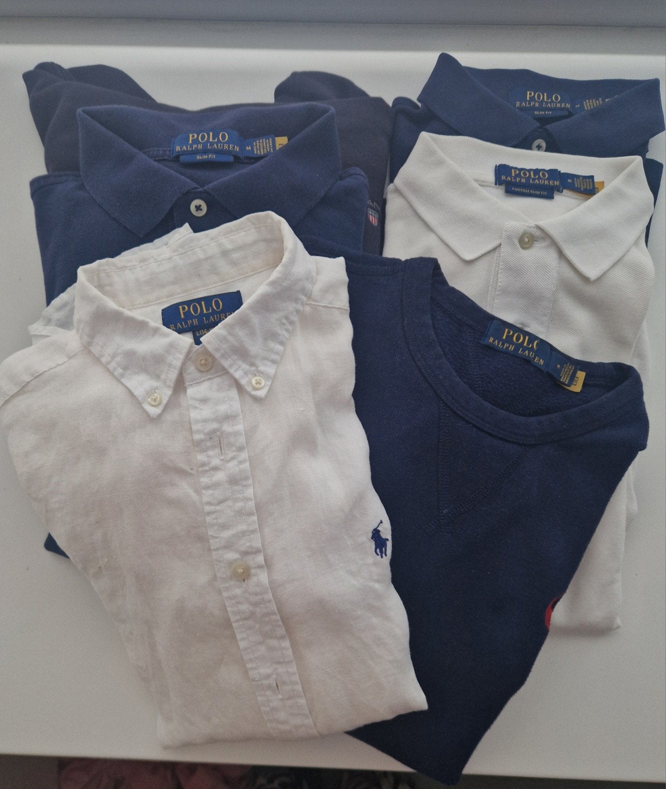 Polo Ralph Lauren kledingpakket (5 st) & 1x Gant, Ophalen of Verzenden, Gedragen, Polo Ralph Lauren, Halswijdte 39/40 (M)