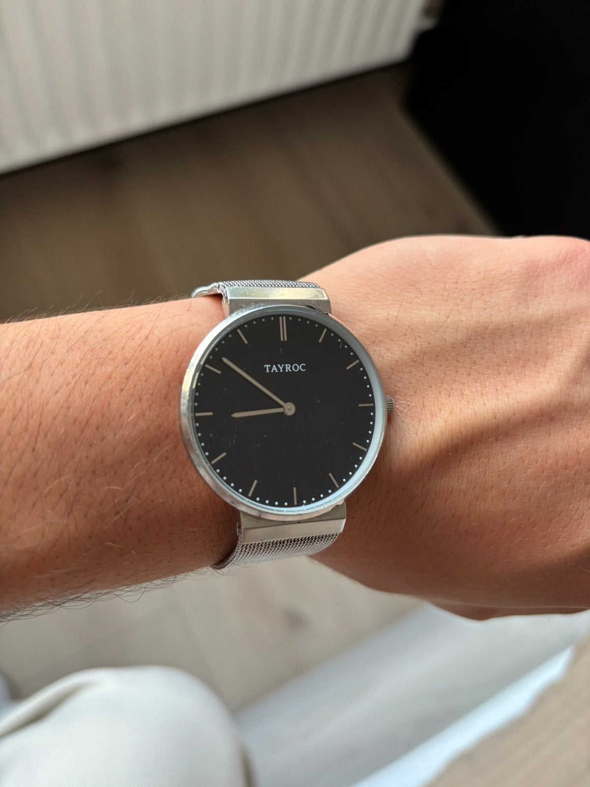 Tayroc horloge heren, Overige merken, Staal, Gebruikt, Staal