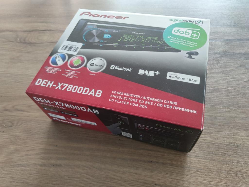 Pioneer DEH-X7800DAB Autoradio met DAB+, Bluetooth, USB, Ophalen of Verzenden, Zo goed als nieuw
