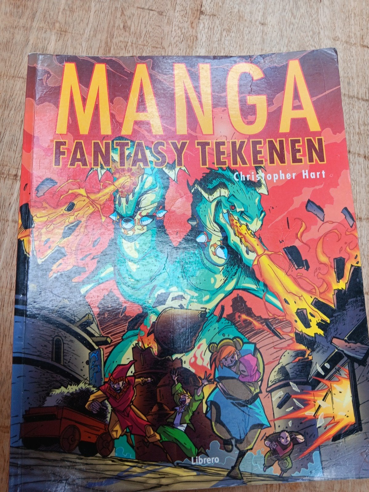 Manga Fantasy Tekenen" van auteur Christopher Hart boek, Eén comic, Ophalen of Verzenden, Zo goed als nieuw, Japan (Manga)