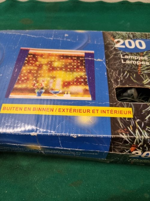 kerst gordijnverlichting 200 lampjes nieuw binnen en buiten, Ophalen of Verzenden, 'T Olde Gre-j, Info@toldegrej.nl, Endepoelstraat 20f Didam