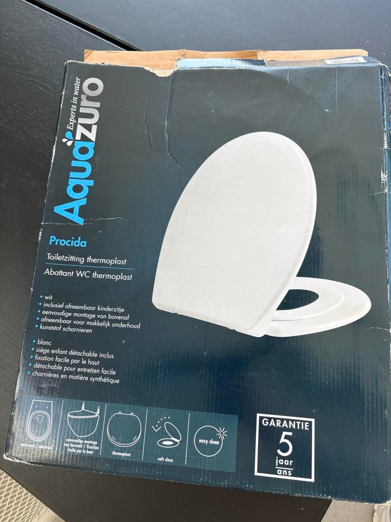 Nieuwe Toiletbril met geïntegreerde kinderbril, Ophalen of Verzenden, Nieuw, Toilet