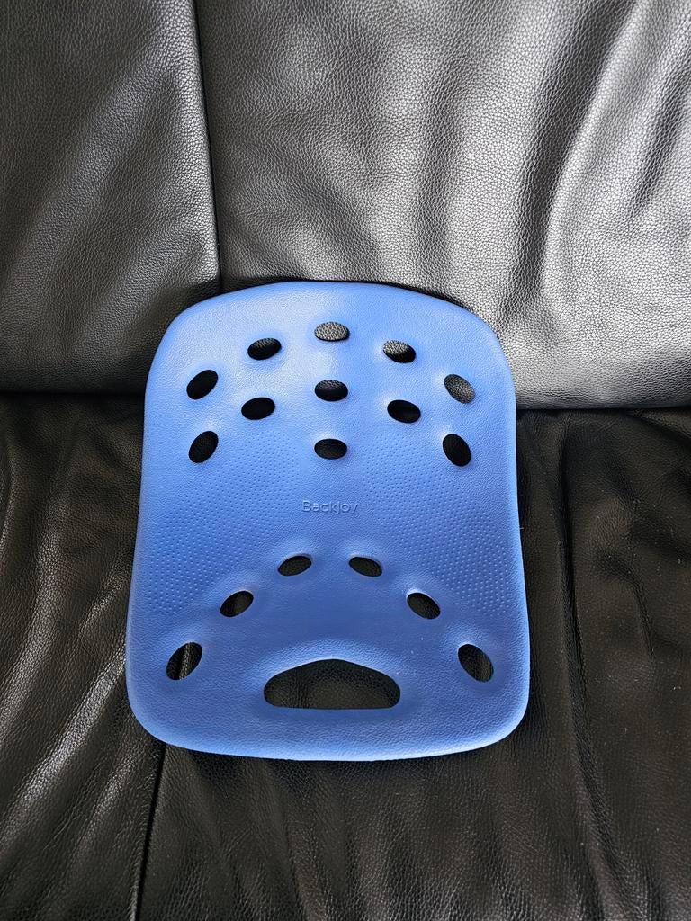 BackJoy zitkussen - Blauw ergonomisch zitcomfort, Kunststof, Blauw, Ergonomisch, Ophalen of Verzenden