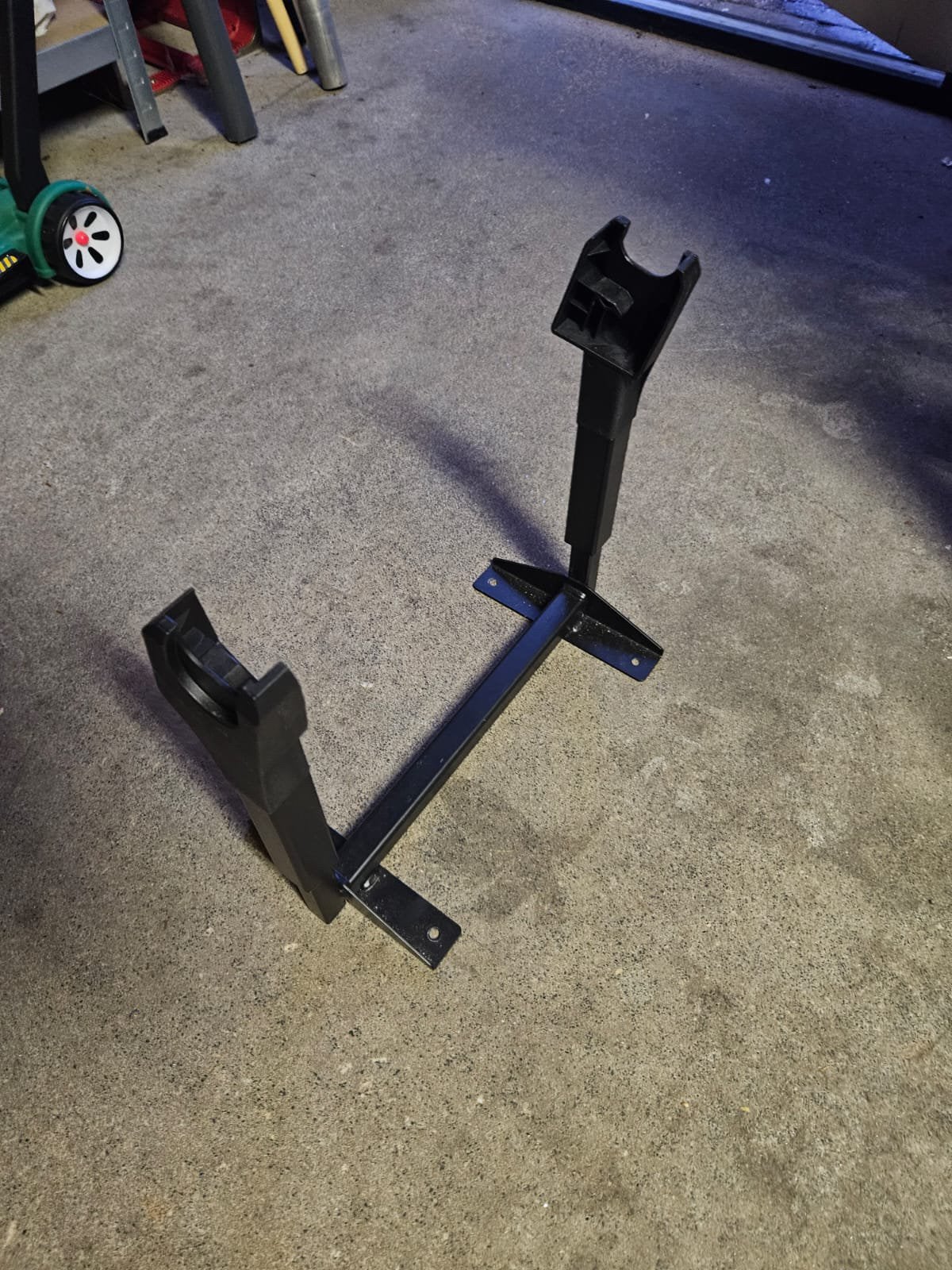 Steco maxi cosi houder voor bakfiets, Fietsen en Brommers, Fietsen | Bakfietsen, Ophalen, Zo goed als nieuw, 1 kind