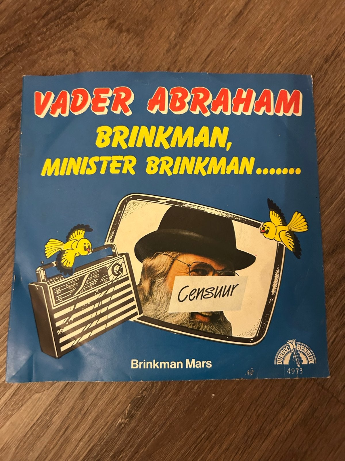 Vader Abraham - Brinkman, Minister Brinkman...... (Single), Gebruikt, 7 inch, Ophalen of Verzenden, EP