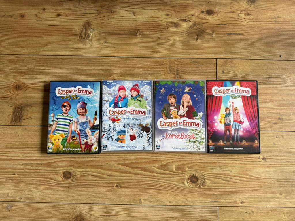 4x Casper en Emma DVD, Alle leeftijden, Ophalen of Verzenden, Zo goed als nieuw, Tv fictie