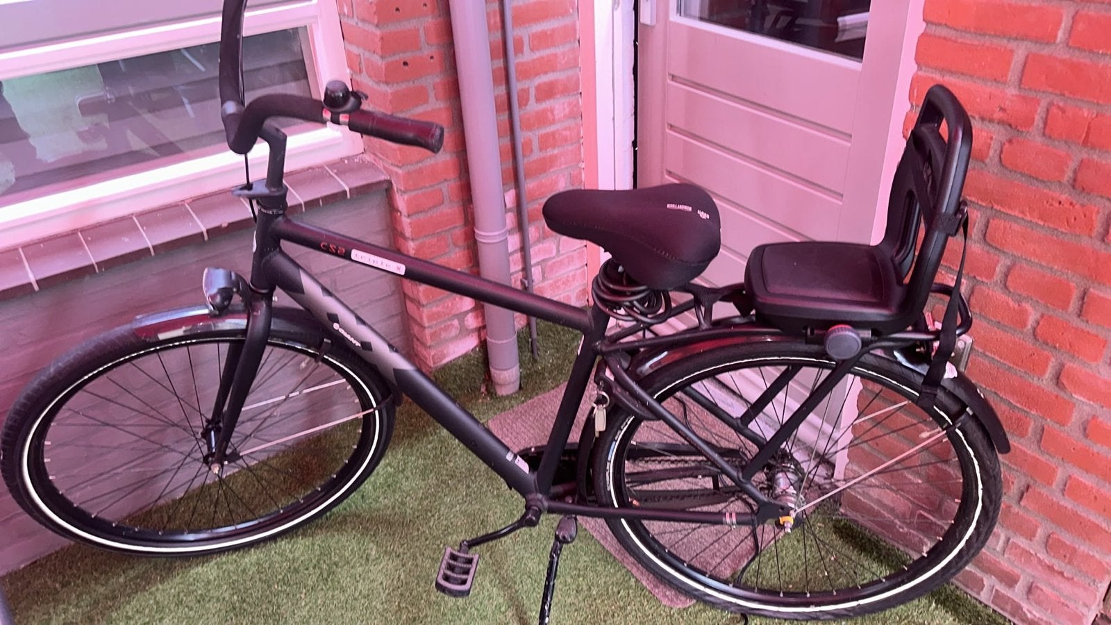 Giant CS2 Triple X Herenfiets met kinderzitje ZGAN, Fietsen en Brommers, Fietsen | Heren | Herenfietsen, Overige merken, Terugtraprem