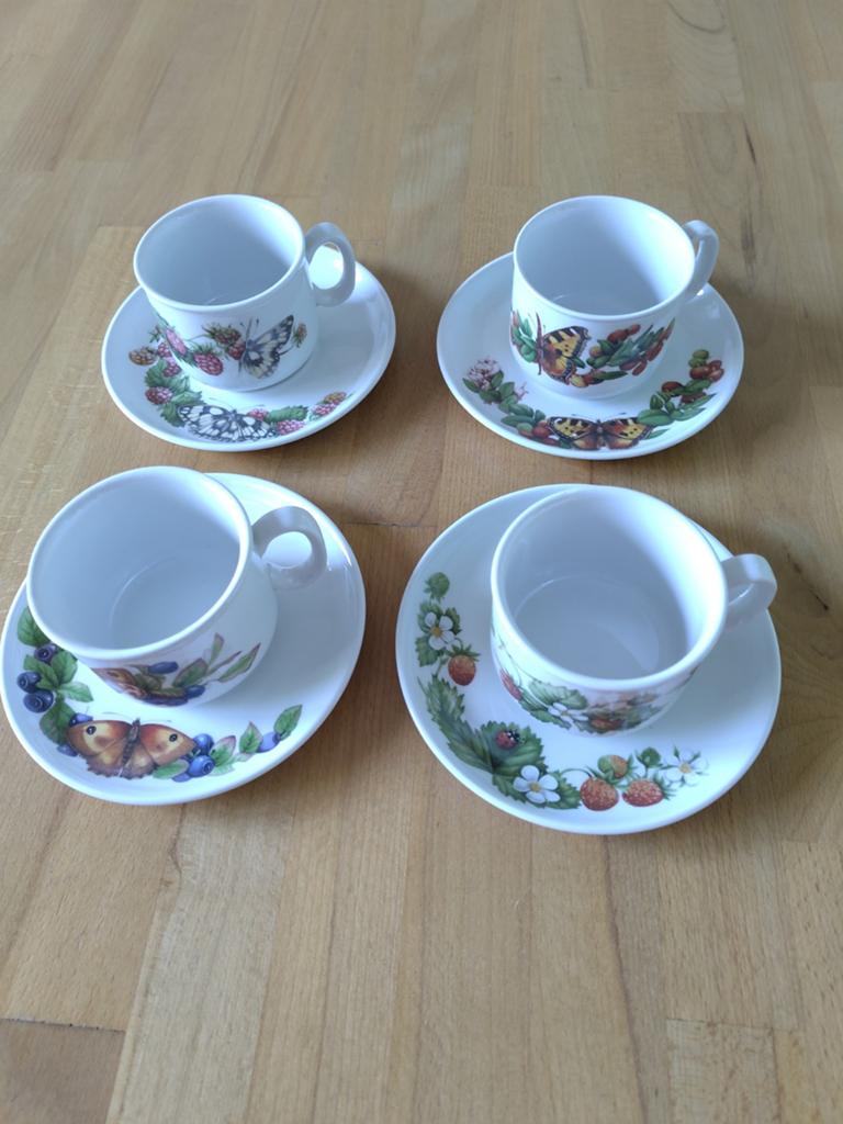 Marjolein Bastin kop en schotels, Huis en Inrichting, Keuken | Servies, Ophalen of Verzenden, Zo goed als nieuw, Porselein, Overige stijlen