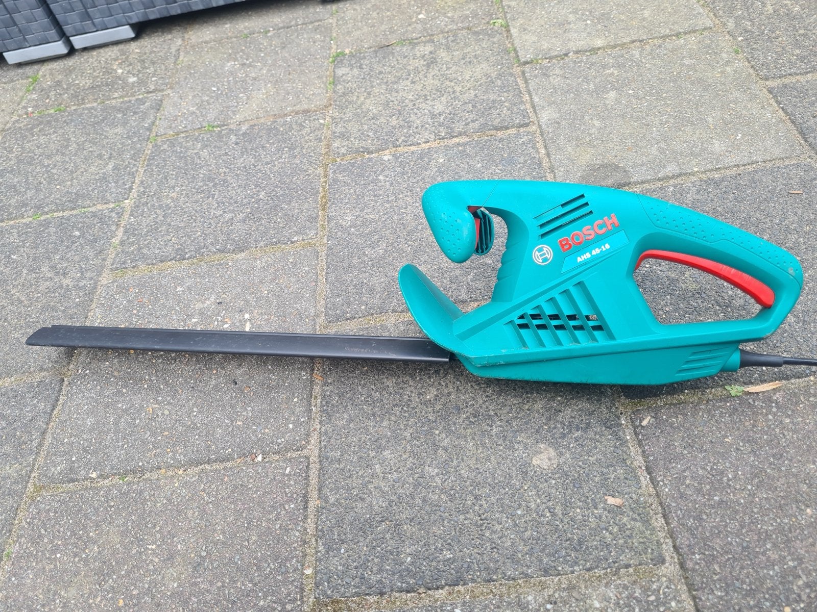 Bosch AHS 48-16 elektrische heggenschaar, Ophalen of Verzenden, Gebruikt, Elektrisch