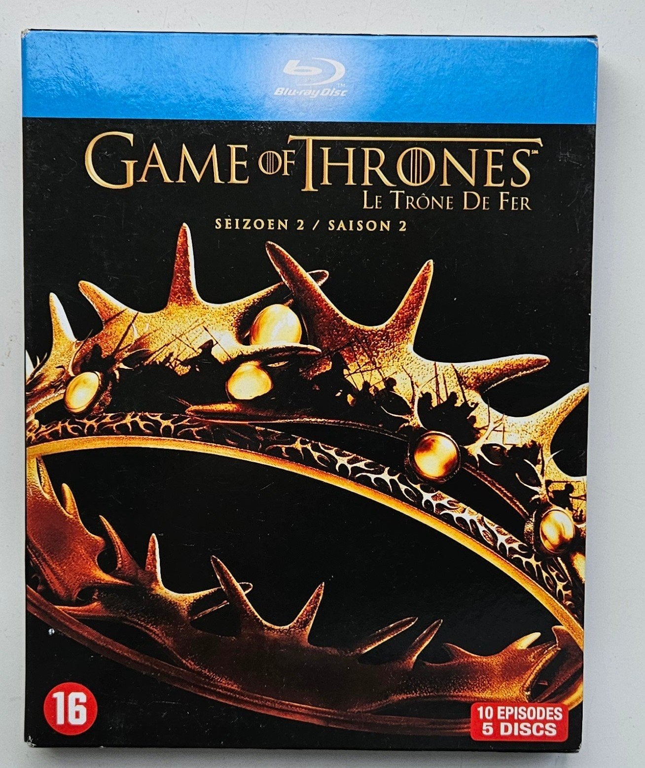 Game of Thrones Seizoen 2 Blu-ray, HBO, Bonusmateriaal, Vanaf 16 jaar, Verzenden, Nederlands