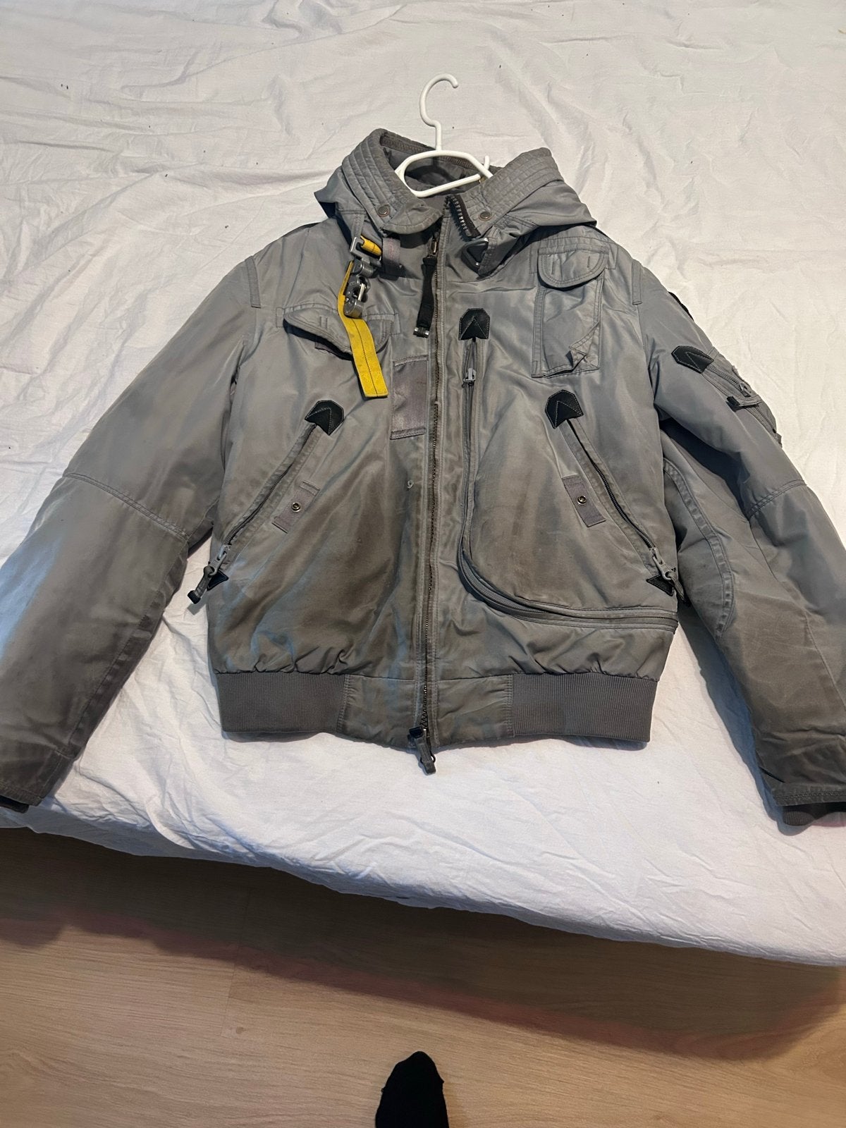 Parajumpers Gobi Bomberjack - Grijs - Maat s, Ophalen of Verzenden, Gedragen, Maat 52/54 (L), Grijs